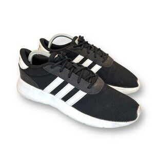 adidas Originals Cloudfoam Black and White Running Sneakers Men's Sz. 8.5